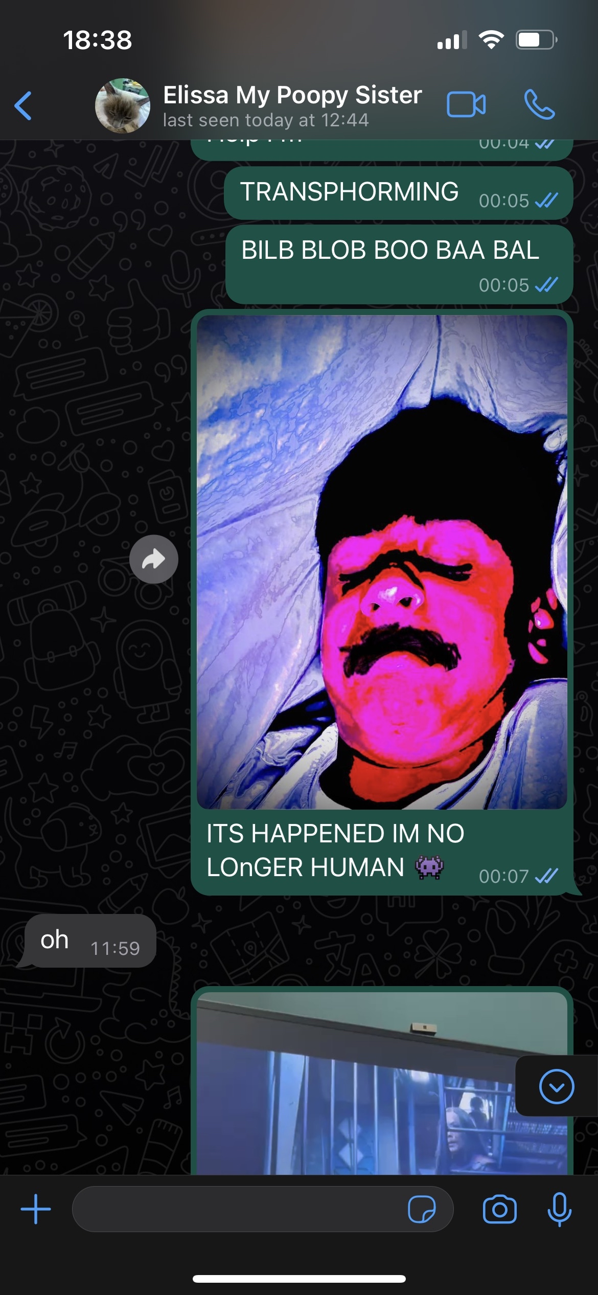 ITS HAPPENED IM NO LOnGER HUMAN 👾